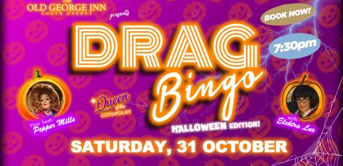 Pepper's Halloween Drag Bingo @ the Old George Inn, South Cerney