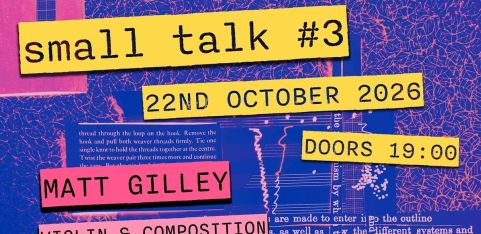 small talks 3: A Sense of (p)Lace