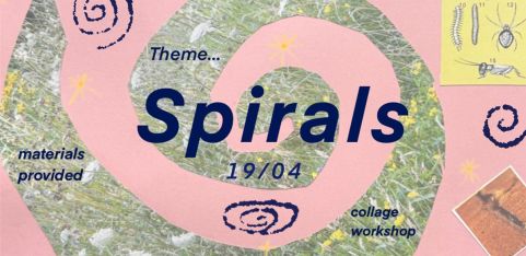 Club Bananas: Spiral Collaging 