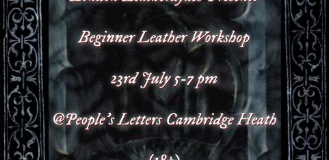 Leathercraft workshop @ TPL