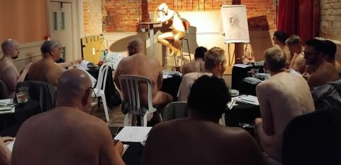 Men's Life Drawing Group: Naked Men Drawing Naked Men