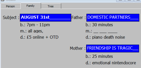 Domestic Partners at Café Blah