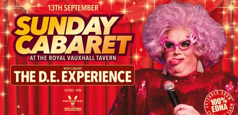 Sunday Cabaret with The D.E. Experience 