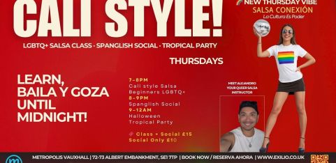 LGBTQ+ Cali Style Salsa Class for Beginners & Spanglish Social — “Salsa Conexión” - Cultura es Poder