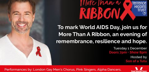 More Than A Ribbon: World AIDS Day supporting Terrence Higgins Trust 