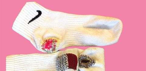 Sock Mending - A darn' good time at Strongroom