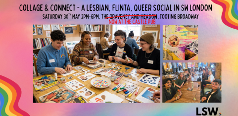 Collage & Connect - a Lesbian, FLINTA, Queer social in SW London