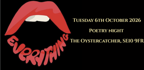 Everything Poetry Night: Tuesday 6th October 2026