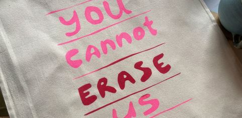 Reclaimed Pride Protest Tote Workshop