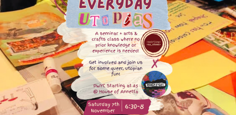 Everyday Utopias creative workshop with Rough Edges Art (Bad Art Club) 