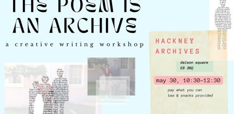 The Poem Is an Archive: A Creative Writing Workshop