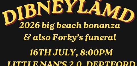 DIBNËYLÄMD: 2026 BIG BEACH BONANZA & also Forky's funeral