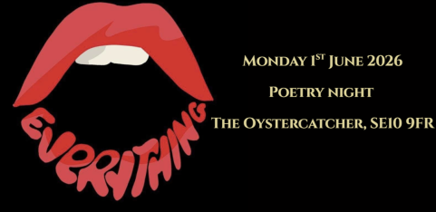 Everything Poetry Night: Monday 1st June