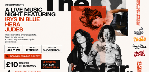 Live Music & New Friends | VOICED Presents Emerging Artists in Shoreditch