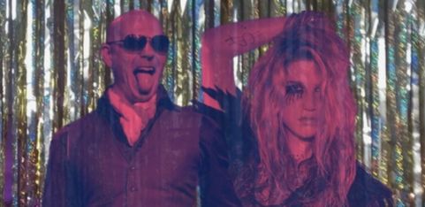 Pitbull & Kesha Line Dance Party