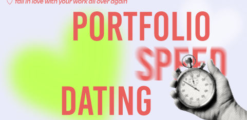 Portfolio Speed Dating - Meet peers, show work, rotate.