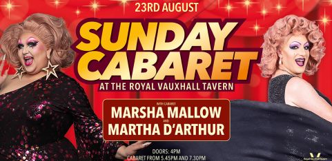 Sunday Cabaret with Martha D'Arthur. and Marsha Mallow