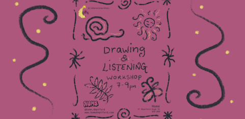 Drawing and Listening Workshop 🌃🎶 