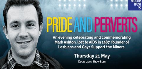 'Pride and Perverts' supporting Terrence Higgins Trust, the UK's leading HIV charity
