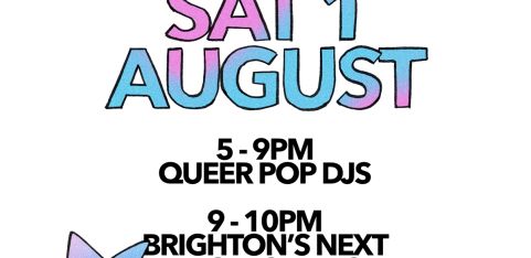 Pride Saturday: Queer Pop DJs and BNDM (5pm-10pm)