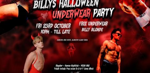 Billy's Halloween Underwear Party