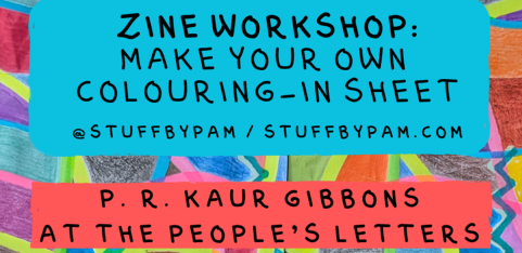 Make Your Own Colouring-In Sheet Zine