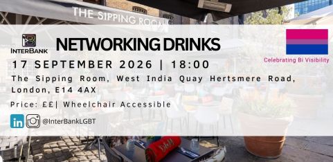 InterBank Networking & Bisexual Awareness Event - 17 September