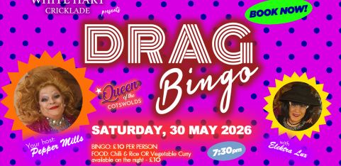 Pepper's Drag Bingo at The White Hart, Cricklade
