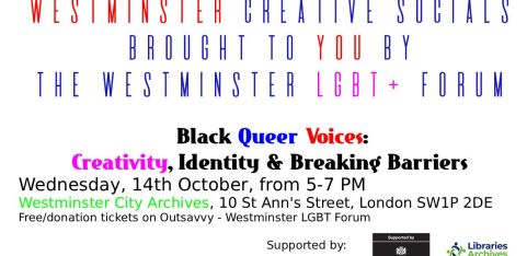 Black Queer Voices: Creativity, Identity & Breaking Barriers