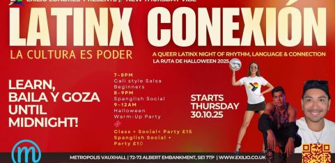 EXILIO QUEER TROPICAL PARTY PRESENTS 🌸 LATINX CONEXIÓN – CULTURA ES PODER @ METROPOLIS 🌸