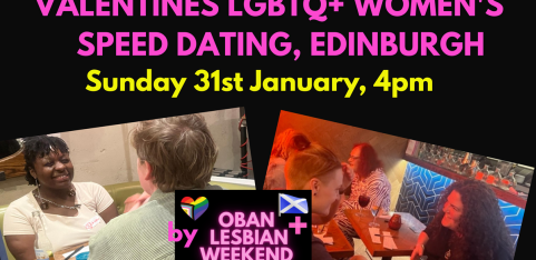 LGBTQ+ Women's Edinburgh Valentines  Speed Dating by Oban Lesbian+ Weekend Events
