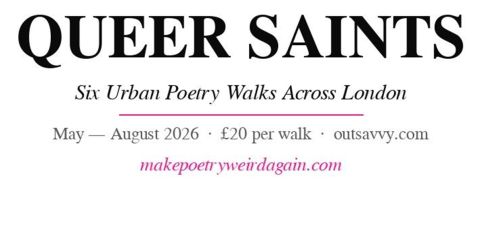 QUEER SAINTS SUMMER POETRY WALKS