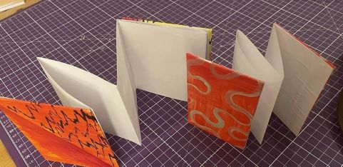 Concertina Art Book Making