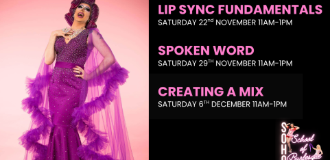 Lip Sync Workshops with ME The Drag Queen