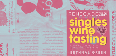 renegade singles wine tasting