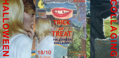 TRICK or TREAT: Halloween Collaging 🎃🍭