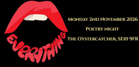 Everything Poetry Night: Monday 2nd November - 4th BIRTHDAY!