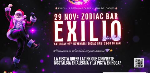 EXILIO Latinx Party – Christmas Warm-Up at Zodiac Bar