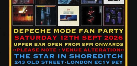 DEPECHE MODE FAN PARTY @ The Star In Shoreditch, London EC1V 9EY