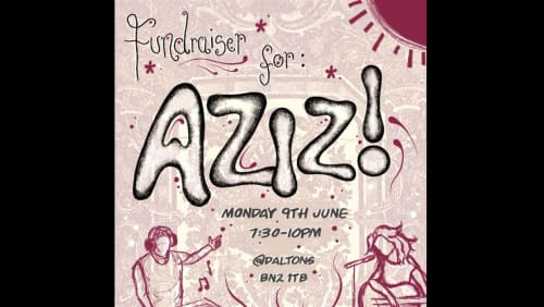 AZIZ!+Fundraiser