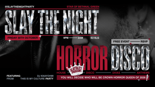 SLAY+THE+NIGHT+-+HORROR+DISCO+HALLOWEEN+PARTY+-+FREE