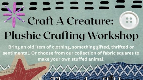 Craft+A+Creature%3a+Plushie+Crafting+Workshop