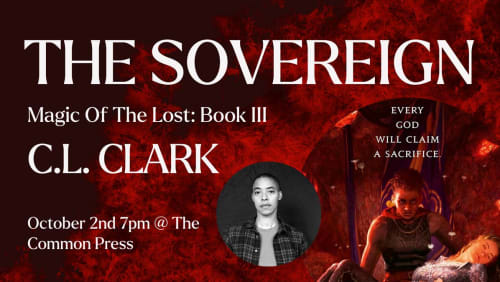 Book+Launch%3a+The+Sovereign+by+C.L.+Clark