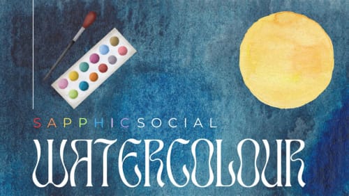 Queer+social+watercolour+painting+workshop