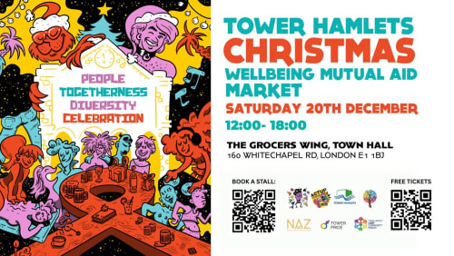Tower+Hamlets+Christmas+Wellbeing+Mutual+Aid+Market+-+People%2c+Togetherness%2c+Diversity%2c+Celebration