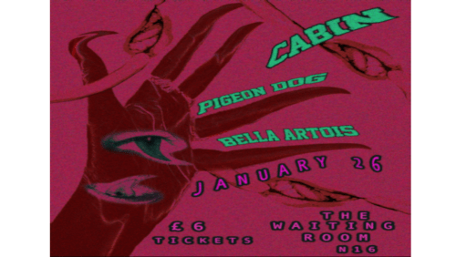 Cabin+%2f+Bella+Artois+%2f+Pigeon+Dog+-+Live+at+The+Waiting+Rooms