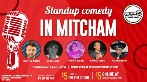 Stand+up+comedy+in+Mitcham