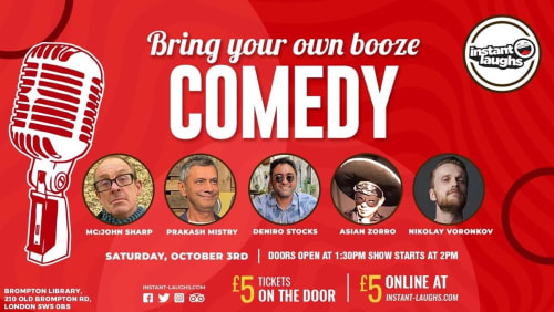 Bring+your+own+booze+comedy+Earls+Court