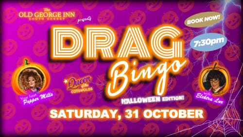Peppers+Halloween+Drag+Bingo+%40+the+Old+George+Inn%2c+South+Cerney