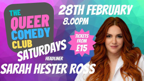 Queer+Comedy+Club+Saturdays+with+Sarah+Hester+Ross